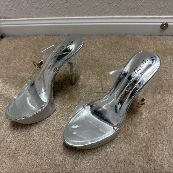 Clear Platform Heels - New - Picture 2 of 4